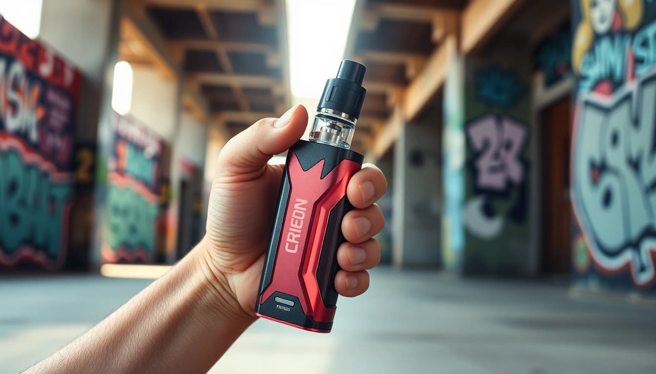 Learn how to open a Orion vape effortlessly with a sleek device in focus.