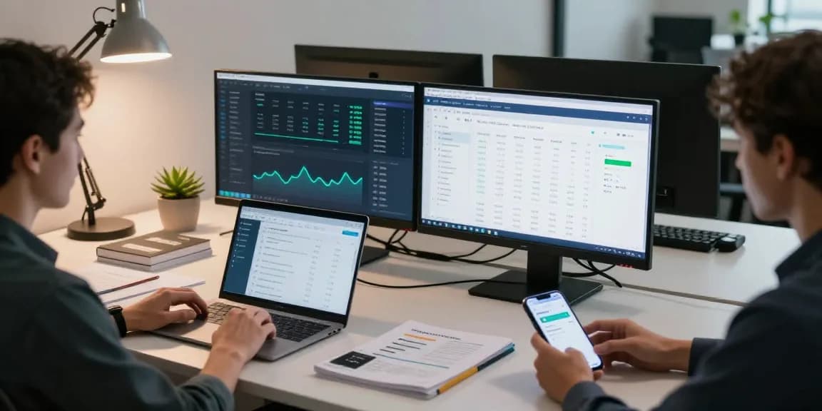 cloud mining platform workspace with cryptocurrency dashboards and wallet applications