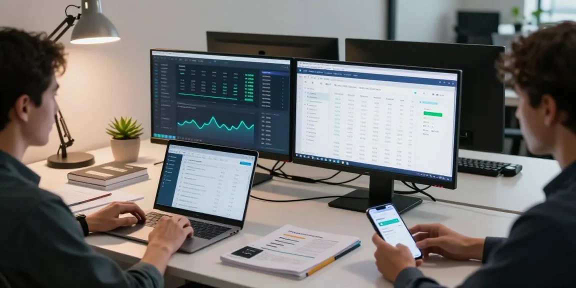 cloud mining platform workspace with cryptocurrency dashboards and wallet applications