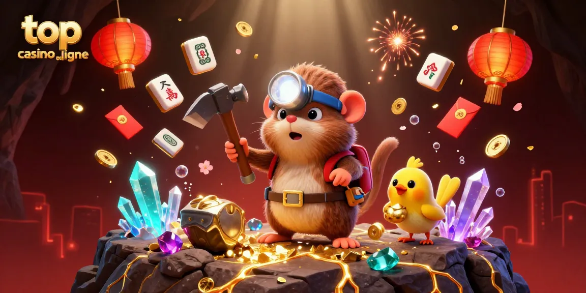 Plongez dans l'univers des jeux avec top casino en ligne, où une taupe chassée des trésors rencontre l'aventure.