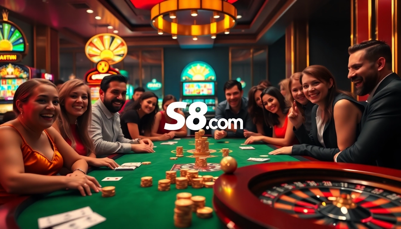Experience the thrill of winning at S8.com with luxurious casino gaming visuals and immersive play.
