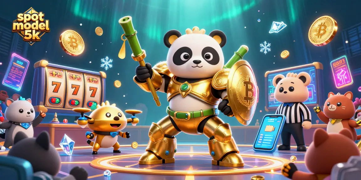 Experience thrilling gameplay with slot modal 5k, surrounded by vibrant 3D casino elements.