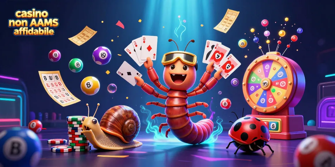 Scopri un casinò non AAMS affidabile con un dealer millipede, palline da lotteria e tante emozioni.