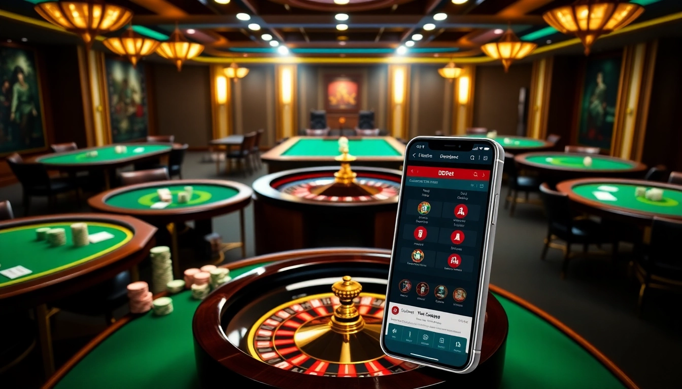 Experience luxury and excitement with 9Dbet Download on a sophisticated online casino interface.
