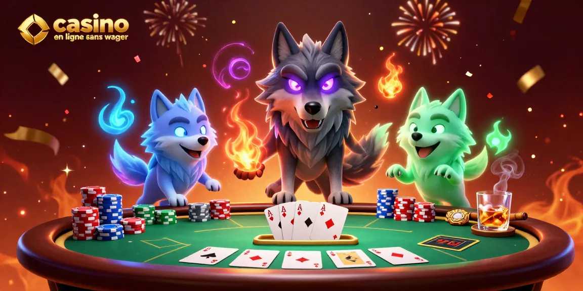 Profitez d'une ambiance de jeu captivante avec casino en ligne sans wager et des éléments de poker éblouissants.