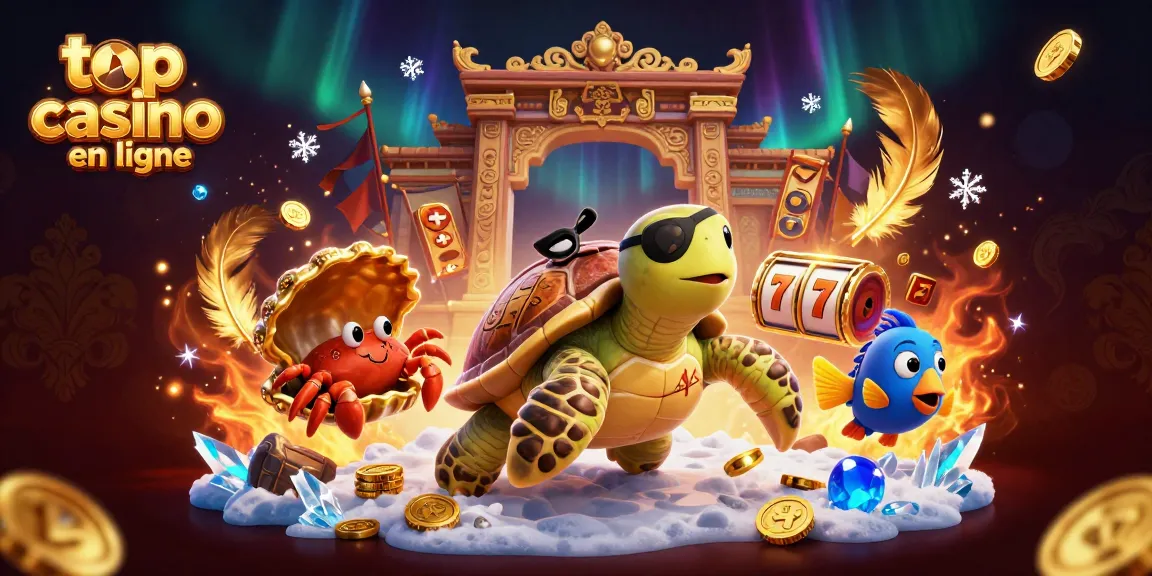 jetez un coup d'œil aux aventures palpitantes au top casino en ligne avec une illustration animée pleine de trésors et de jeux