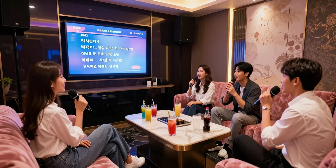 강남가라오케에서 즐기는 프로페셔널 무드의 프라이빗 룸