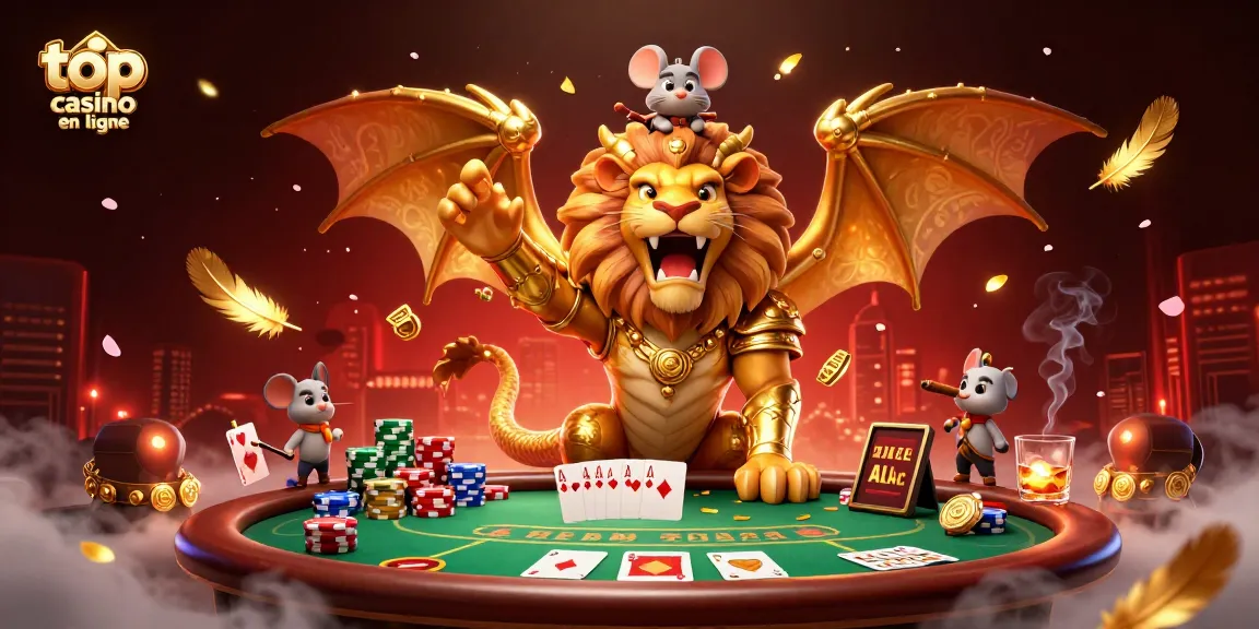 Jouez aux jeux du top casino en ligne avec un chimère partout et des éléments de poker.