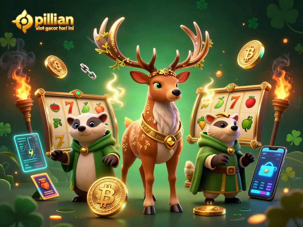 Putar pilihan slot gacor hari ini dengan karakter 3D penuh warna yang menampilkan simbol keberuntungan.
