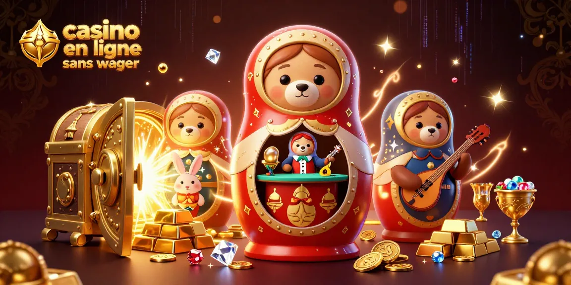 Explorez l'univers du casino en ligne sans wager avec cette illustration captivante.