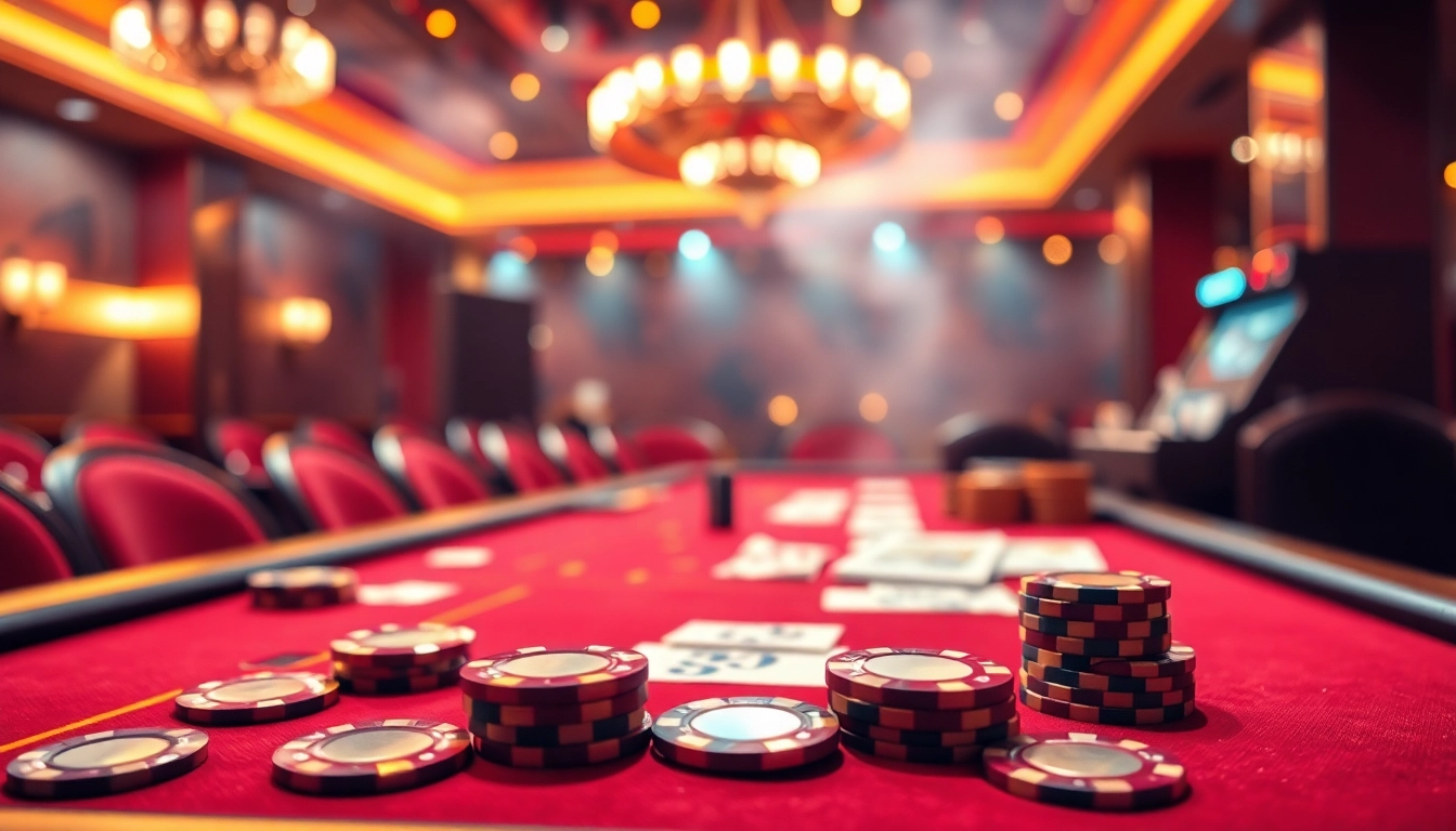 Interwin official bermain di meja poker kasino yang mewah dan bersemangat.