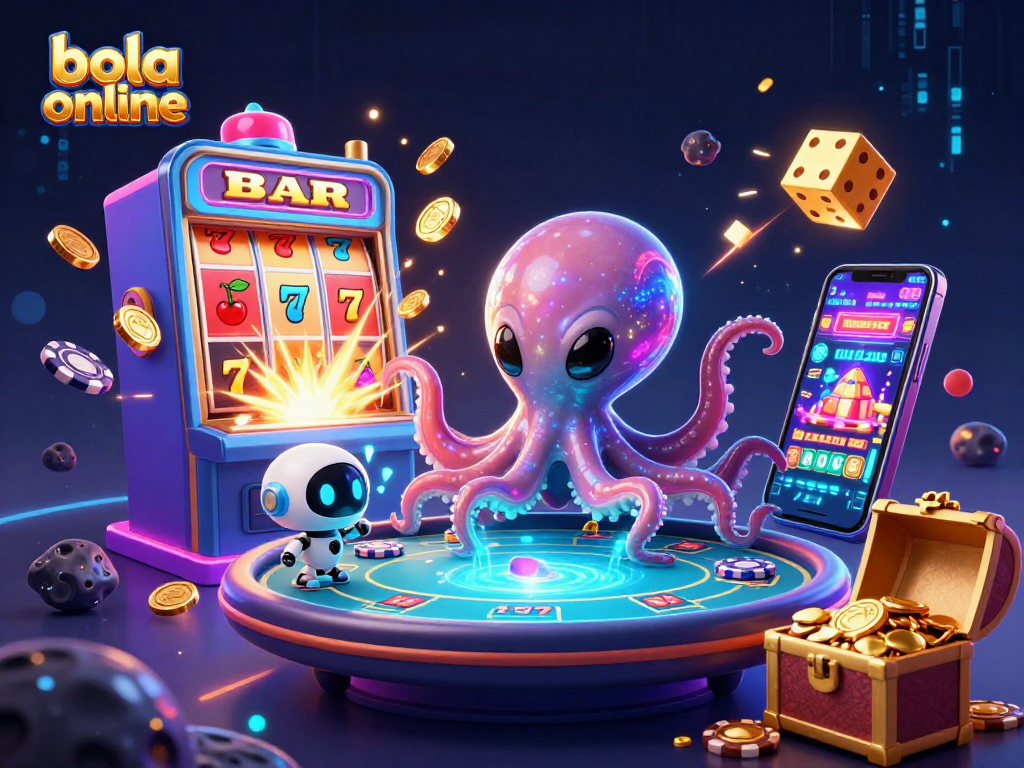 Experience thrilling poker excitement with bola online at a cosmic casino.