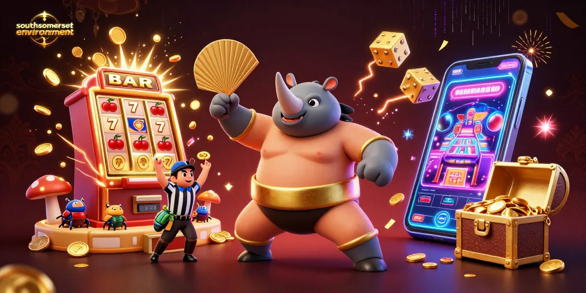 Enjoy thrilling casino action at southsomersetenvironment with vibrant beetle characters and slot machine excitement.