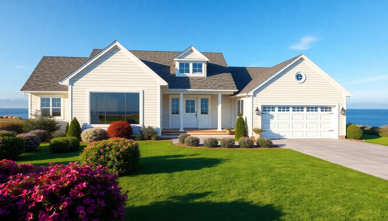 Enhance your living space with a stunning cape cod home addition featuring a spacious garage.
