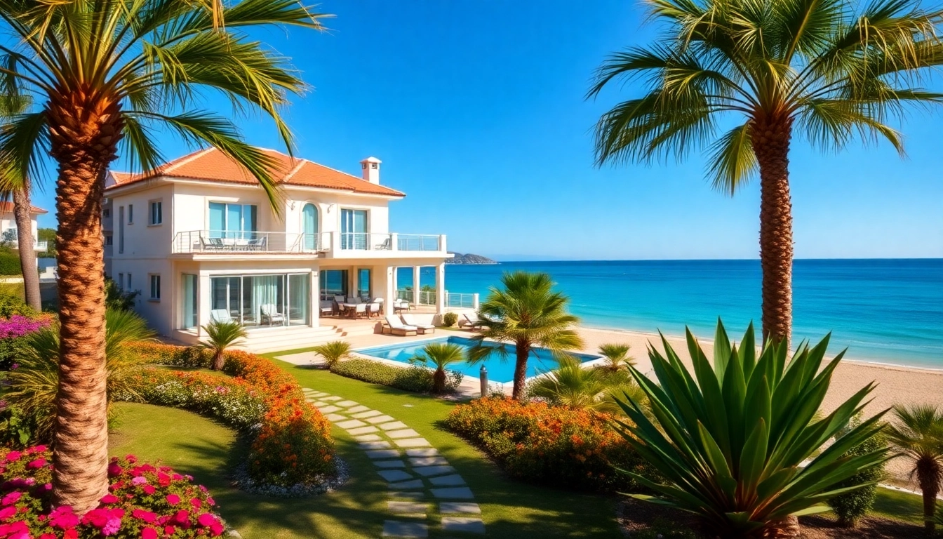 Buy property in Alanya with stunning beachfront villas and beautiful Mediterranean views.
