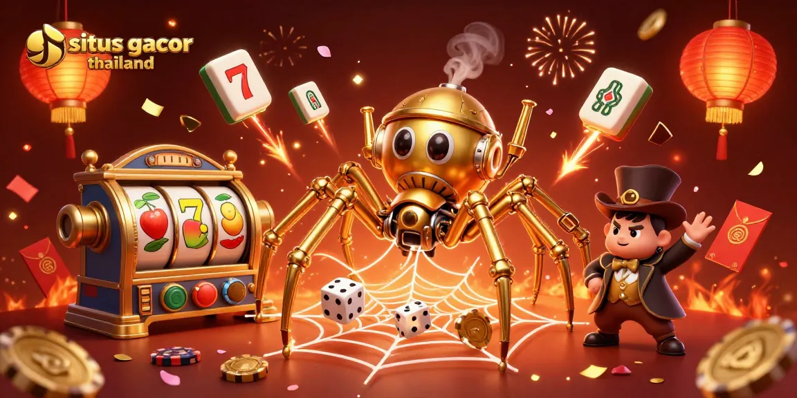 Experience thrilling wins at situs gacor thailand with vibrant slot symbols and a festive atmosphere.