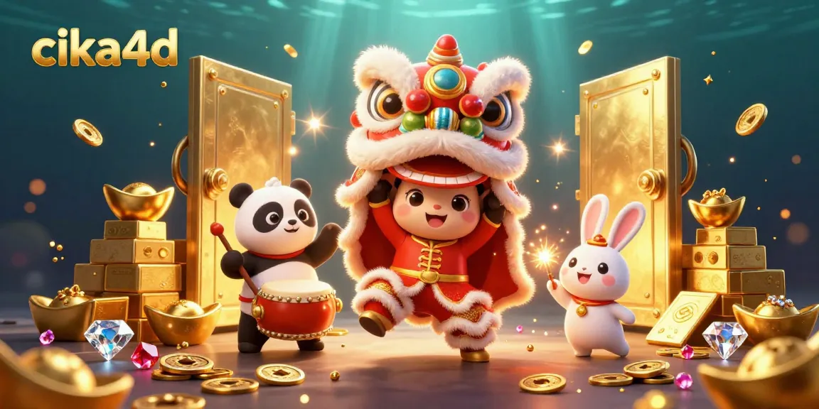 Experience the thrill of winning at cika4d with vibrant characters and rich casino elements.