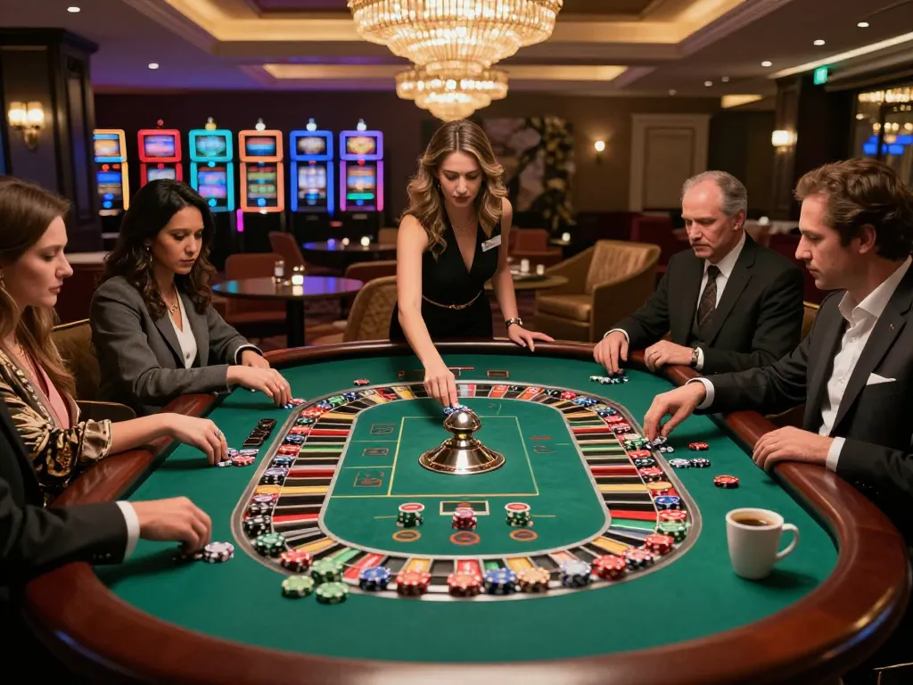 Experience the excitement at FLY88 link roulette table with vibrant gameplay and elegant surroundings