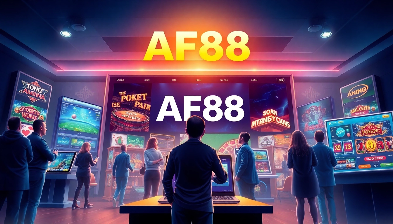 Experience AF88 online gambling with a modern interface for sports and casino games.