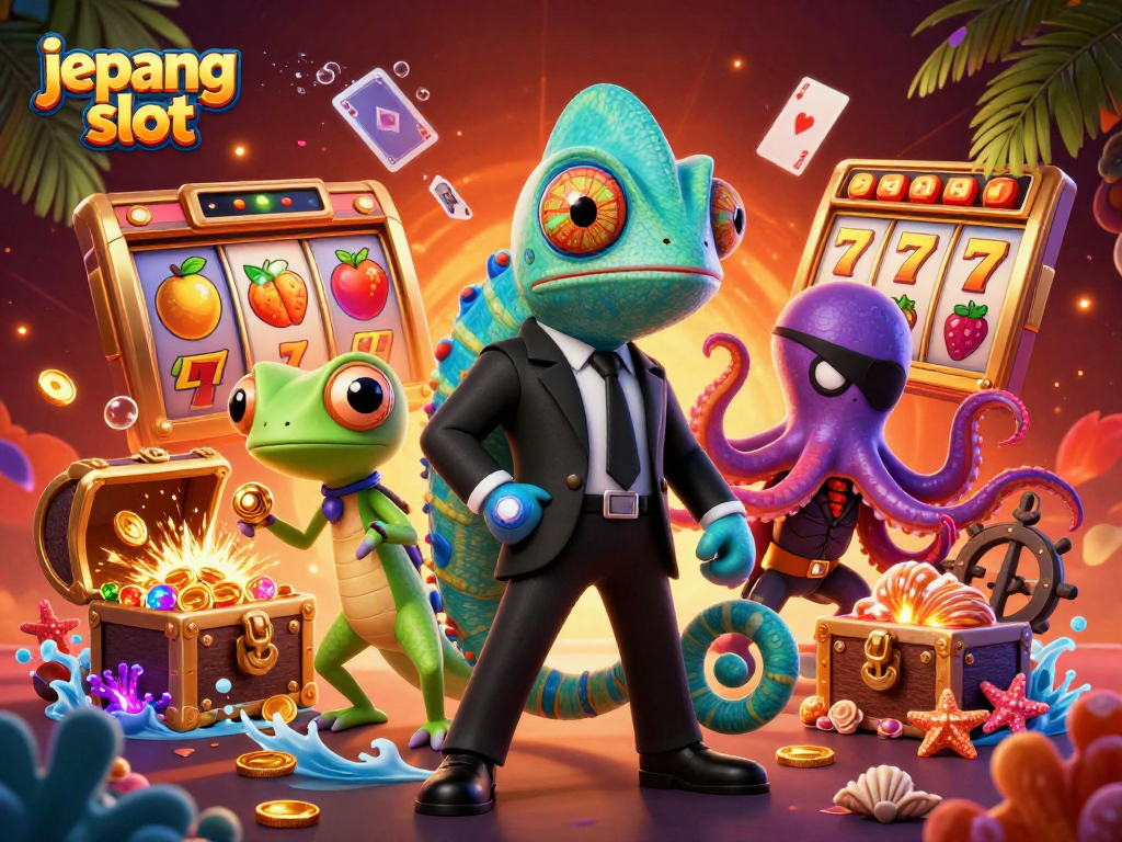 Enjoy thrilling gameplay with jepang slot, featuring vibrant characters and dynamic casino elements.