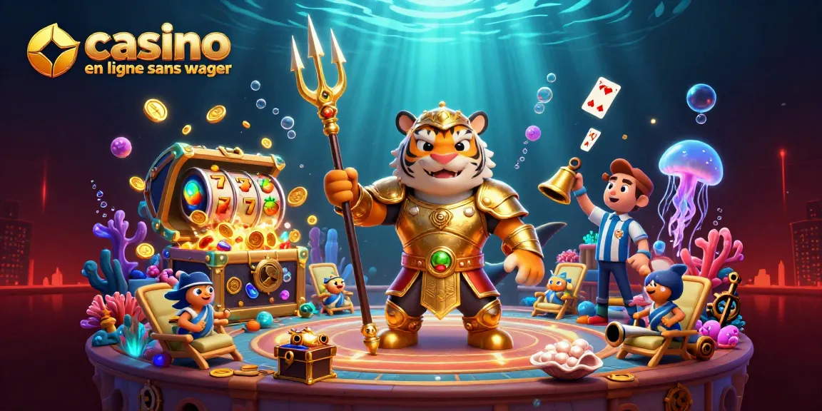 Casino en ligne sans wager : plongez dans l'univers vibrant des jeux avec un requin tueur et des machines à sous animées.