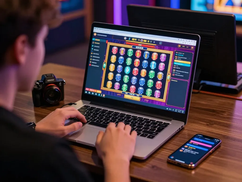 Engaging user experience on POPOTOGEL: Situs Toto Slot Gacor Depo 10k Via Qris & Slot777 Gampang Menang Hari Ini 2026, showcasing vibrant slot game action.