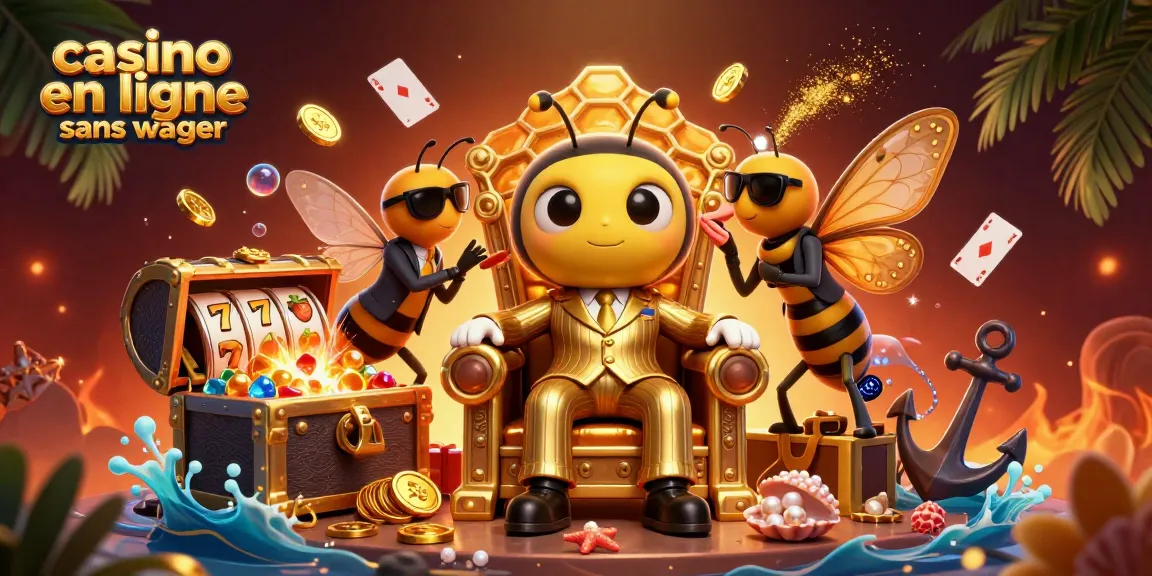 Illuminez votre expérience de jeu avec le casino en ligne sans wager, un cadre fascinant rempli de personnages 3D et d'éléments de jeu.