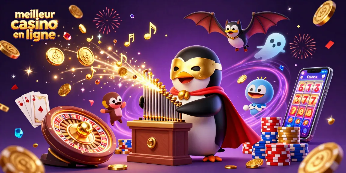 Jouer dans le meilleur casino en ligne avec une illustration immersive et des éléments de jeu captivants