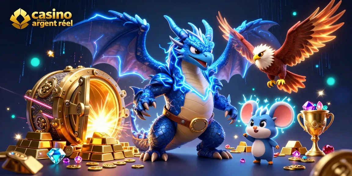 Découvre le monde du casino en ligne argent réel avec des dragons et trésors éblouissants.