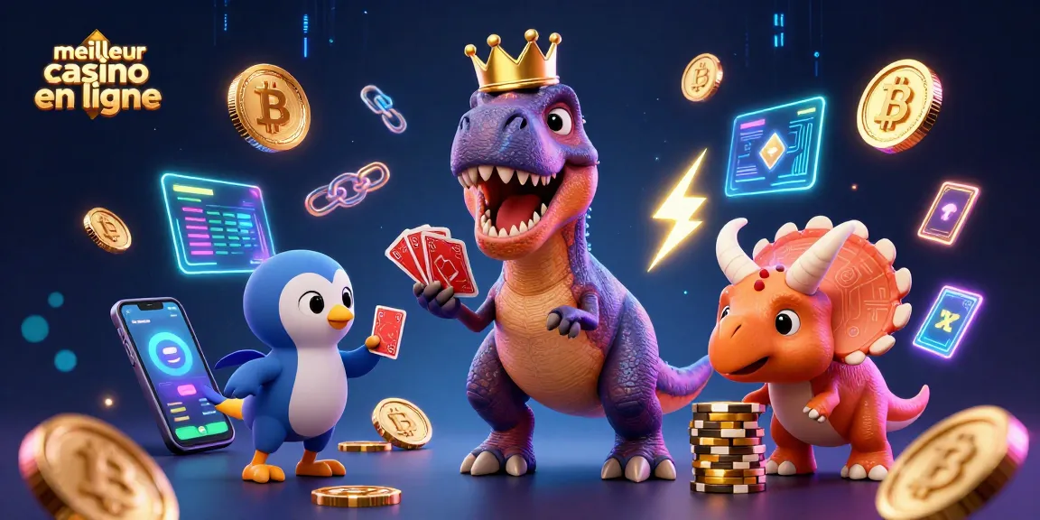 Le meilleur casino en ligne offre une aventure palpitante avec un T-Rex et des pièces de crypto-monnaie.