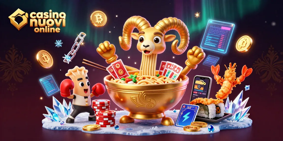 Gioco e divertimento nei nuovi casinò online con il ramen dorato e i suoi amici