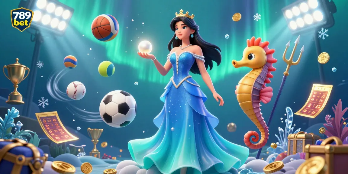 Experience thrilling moments with 789 bet as the main character captures a glowing pearl in a vibrant gambling scene.