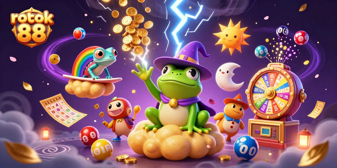 Experience the excitement of rokok 88 with vibrant casino characters and dynamic game elements illustrated.