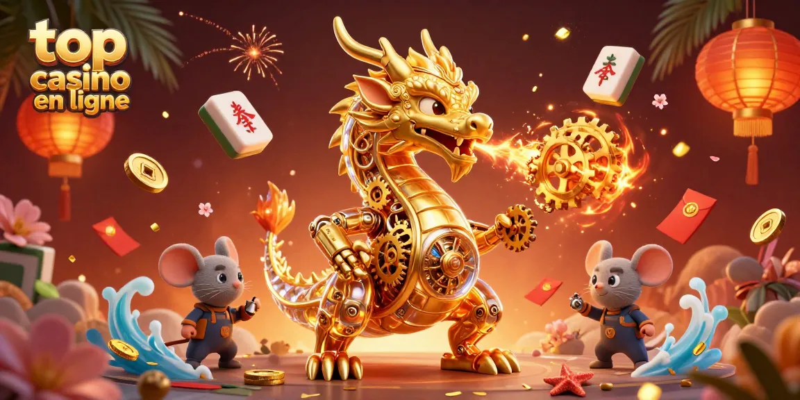 Jouez avec la chance au meilleur casino en ligne pour gagner gros avec des dragons et des lanternes magiques.