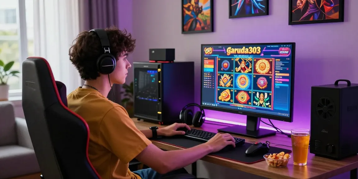 Engaging online gaming experience showcasing garuda303 slot games with vibrant atmosphere.