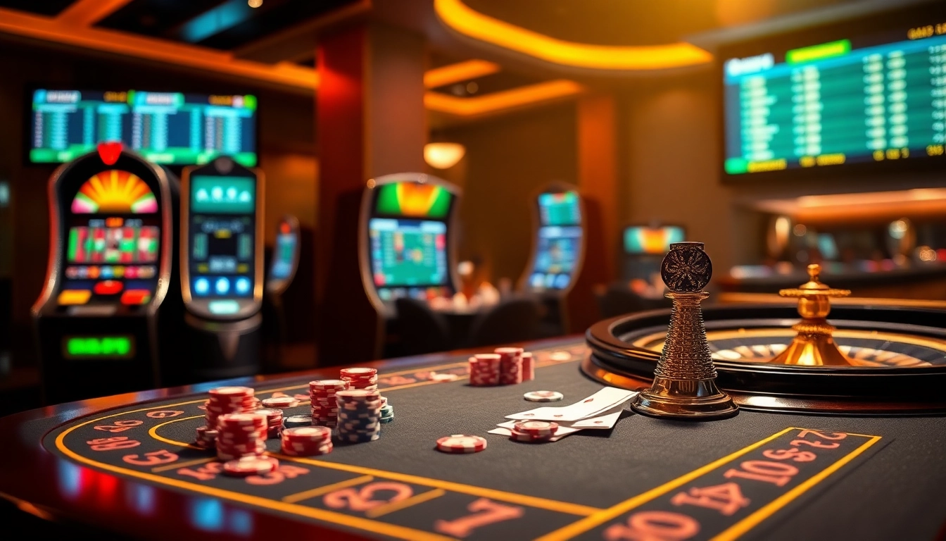 Experience the luxury of MK8 online gambling with vibrant cards and chips on a casino table.