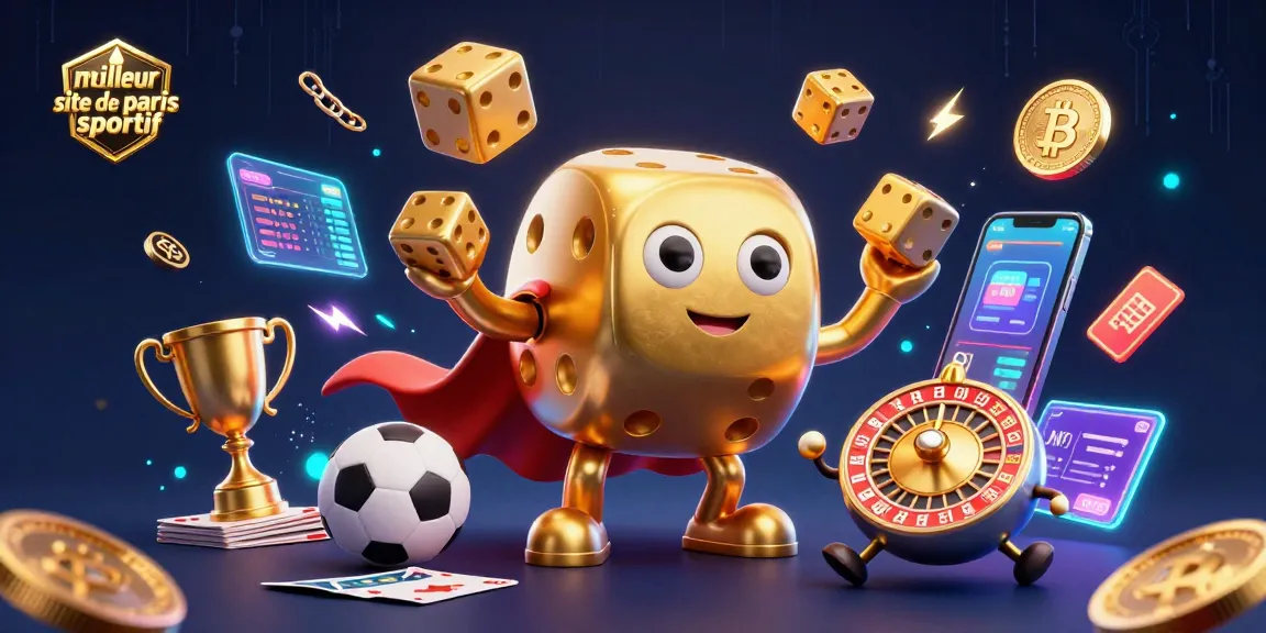Pariez sur le meilleur site de paris sportif avec des éléments de jeu exaltants dans une illustration dynamique.