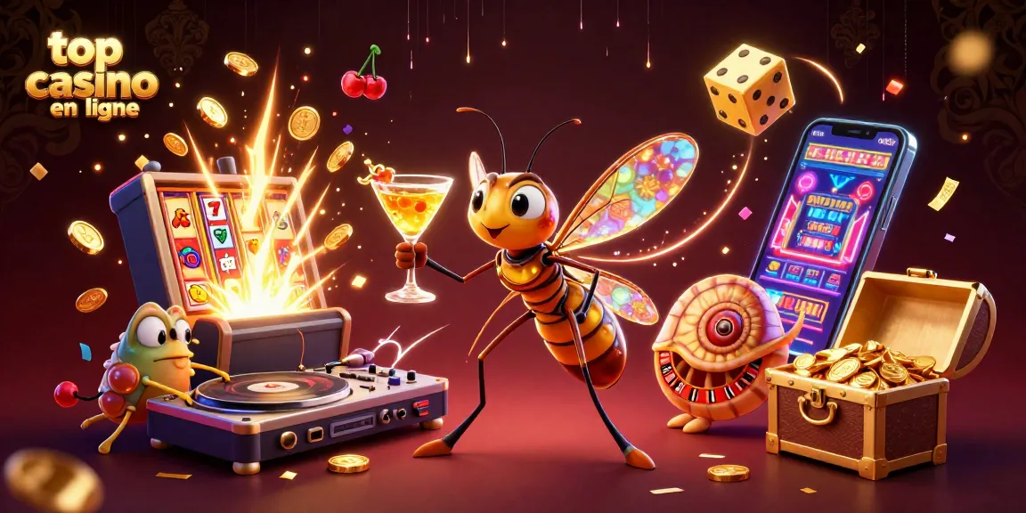 Découvrez le meilleur casino en ligne avec des personnages animés, des machines à sous et une ambiance festive.
