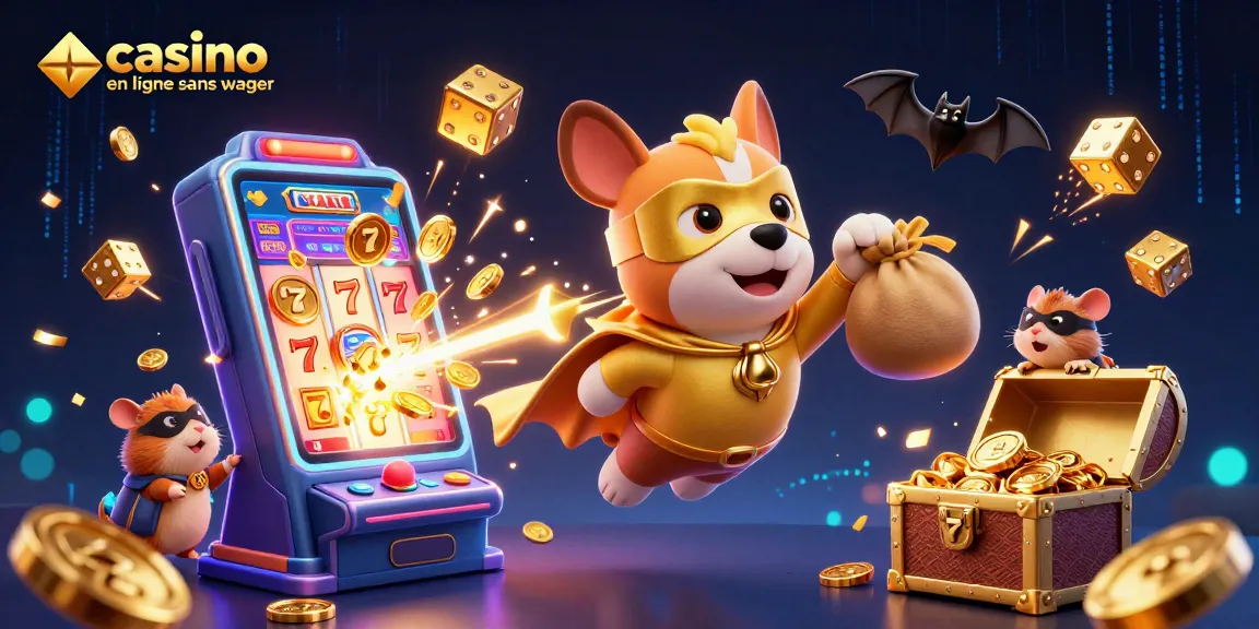 Casinos en ligne sans wager : le chien super-héros et son hamster remportent des gains incroyables.