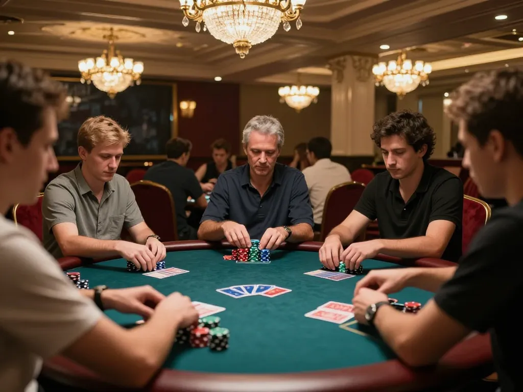 Experience strategic poker gameplay at vt88 with players engaged in intense competition.