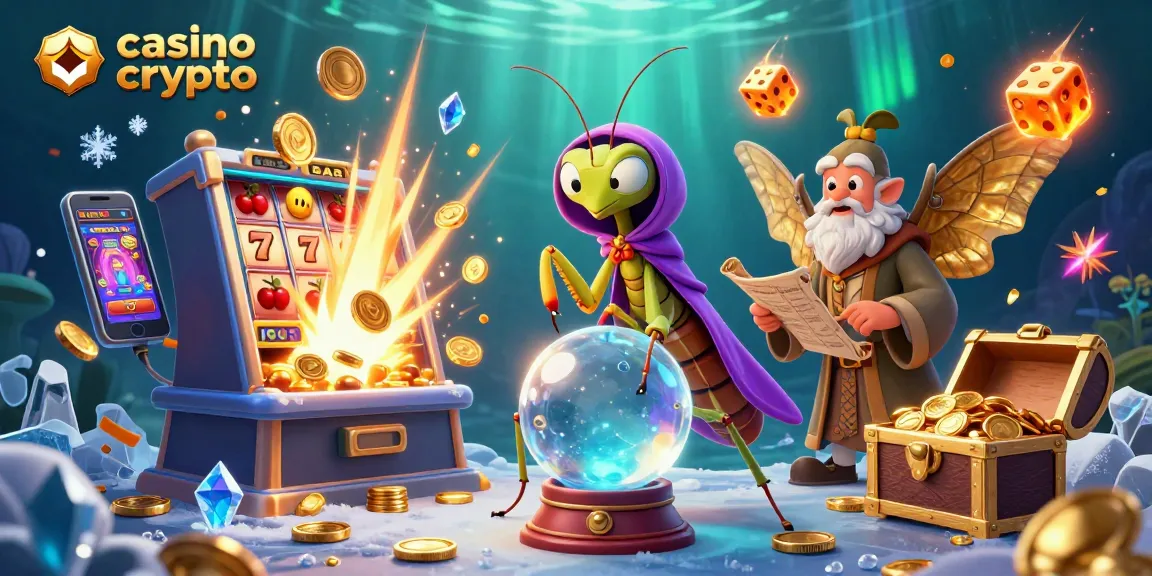 Les joueurs engagés dans le monde dynamique des casinos crypto avec des éléments de jeu colorés.