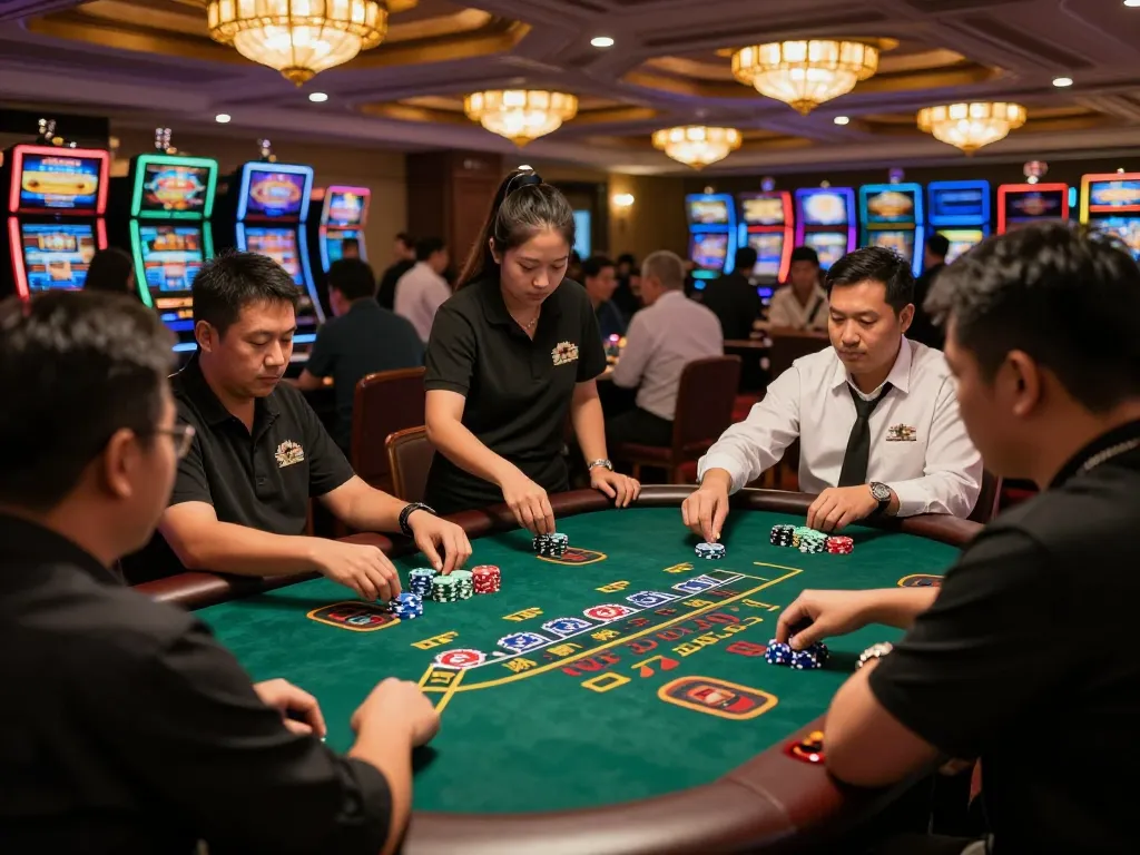 Play dynamic blackjack in Bangkok's bustling casino atmosphere, enhancing tactics on server thailand.