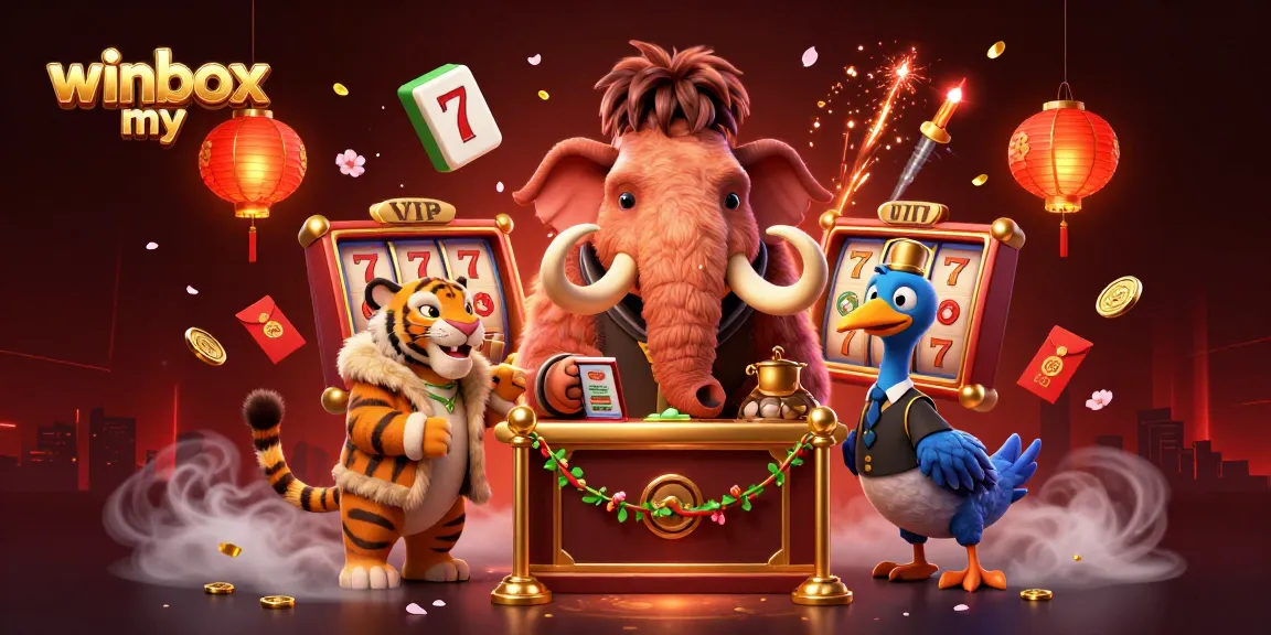 Experience excitement with winbox my, as a bouncer checks IDs amid slot reels and vibrant decorations.