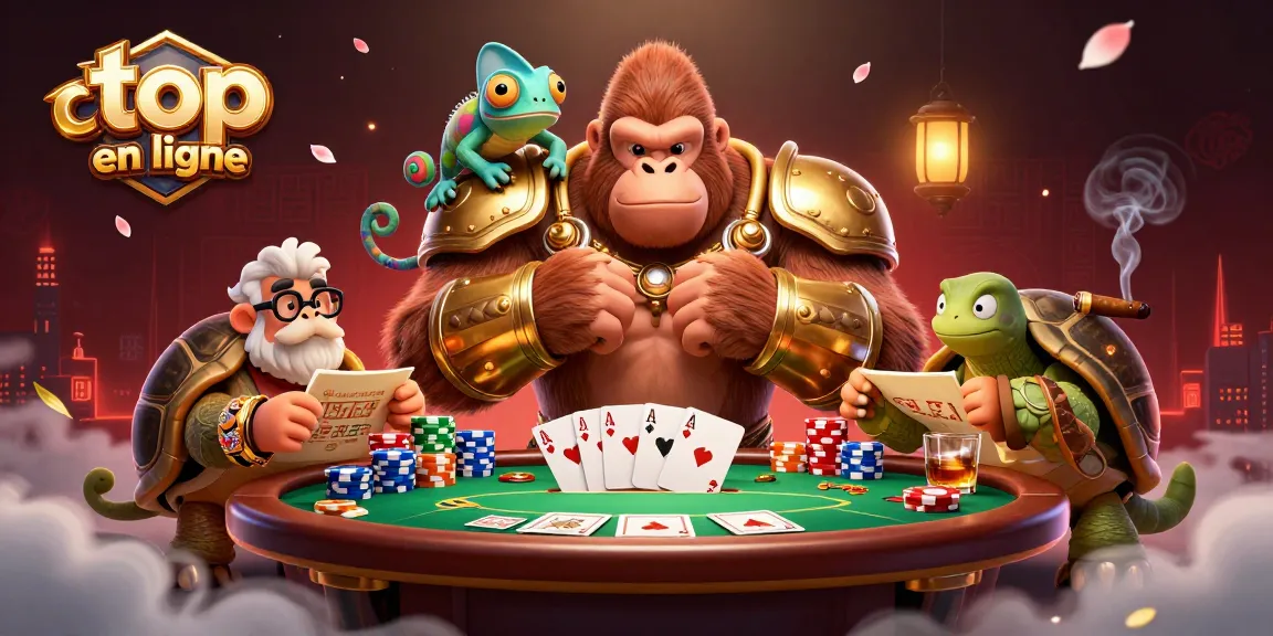Jouer dans le top casino en ligne avec le roi gorille, le caméléon et la tortue sage.