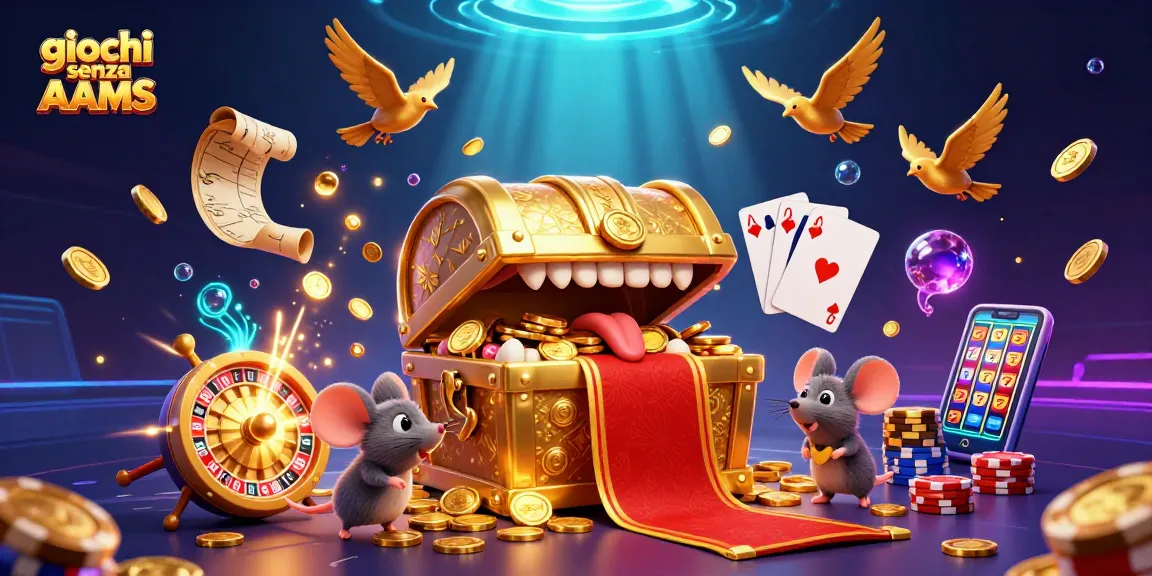Gioca ai giochi senza AAMS: ottieni vincite con una fantastica illustrazione 3D.