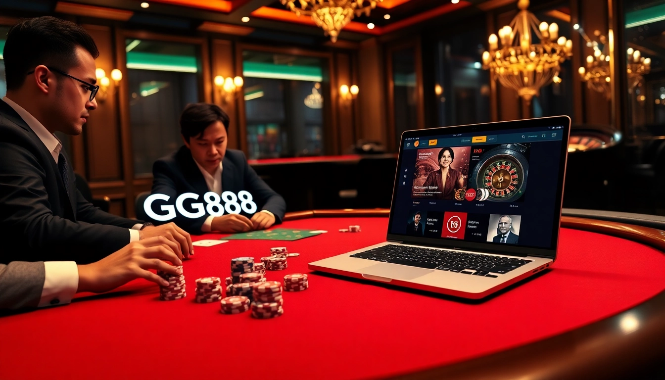Experience thrilling gameplay at GG88 with interactive casino tables and high-stakes action.