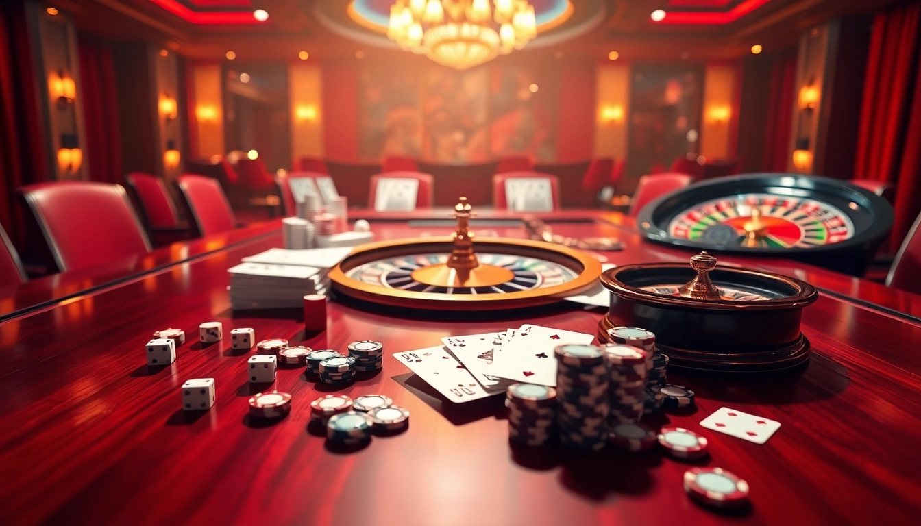 Exciting online gambling experience at rr88 com, featuring casino tables and betting slips.