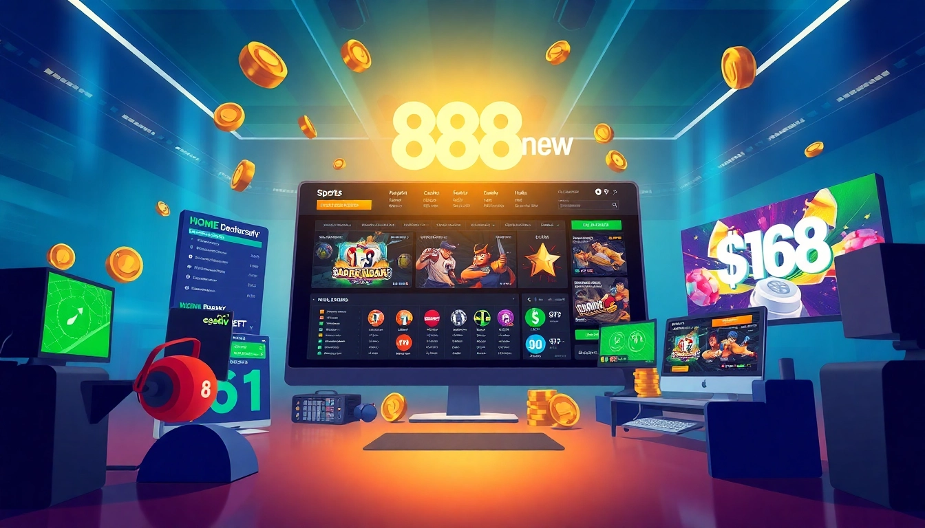 Experience the dynamic online gaming platform 888new with engaging interfaces and exciting promotions.