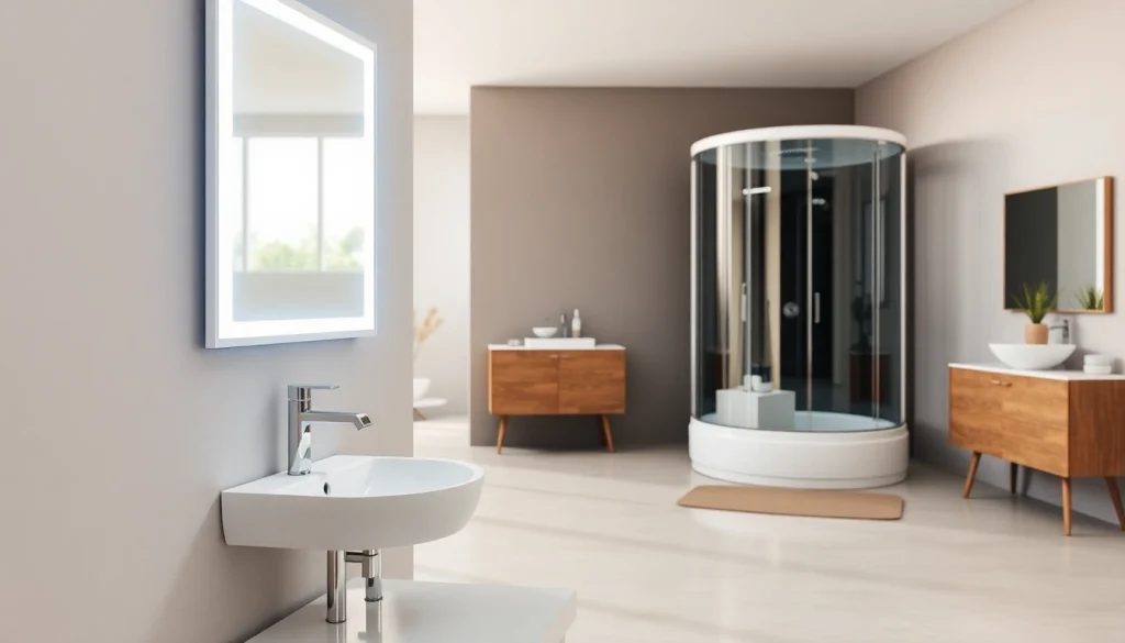 Aménager la salle de bains avec des douches et miroirs innovants sirhona France.