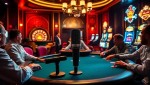 Reveal players strategizing with MV88 microphone capturing casino excitement.